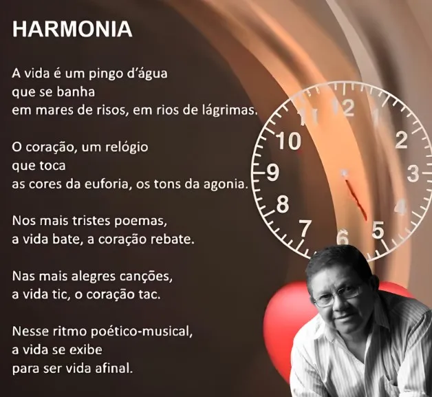 Eloy Melonio amplia a concepção lírica quando fala do pingo d'água e da vida
