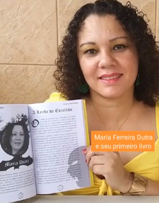 Eleita: Maria Ferreira Dutra, desenhista, escultora, escritora, poeta e contadora de história