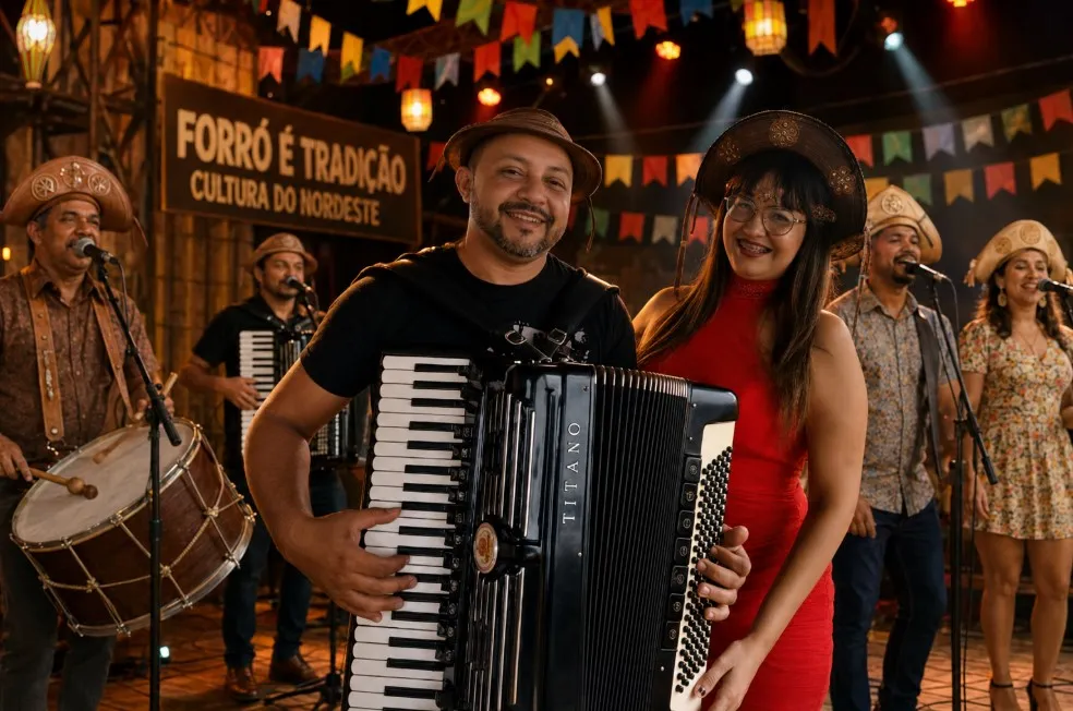 GONZAGA E IVA LIMA. (Arte: mhl-GinaiFT)