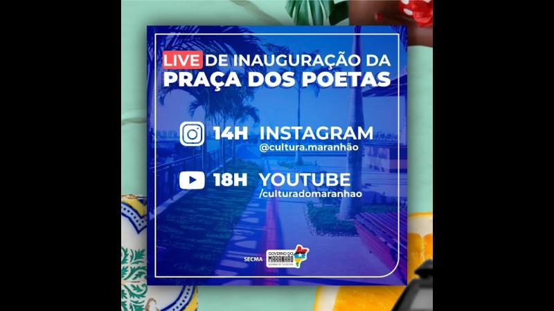 Praça do Poeta, São Luís-MA. Participação especial de Uimar Junior, da APB, e grandes artistas e poetas