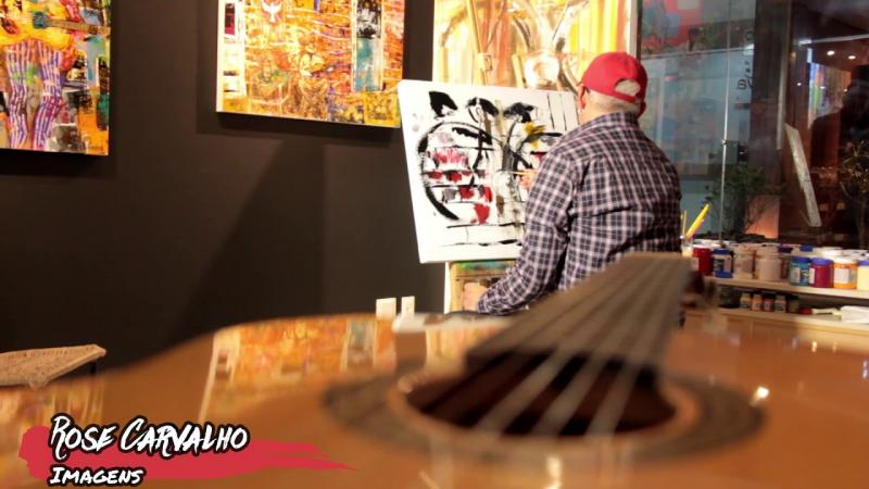 FLAGREI BETTO PEREIRA EM SEU ATELIEUR FAZENDO ARTE
