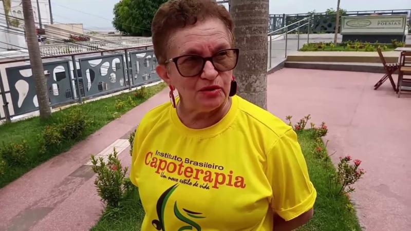 Amara Lucena fala hoje de Capoterapia.exclusivo do facetubes.com.br